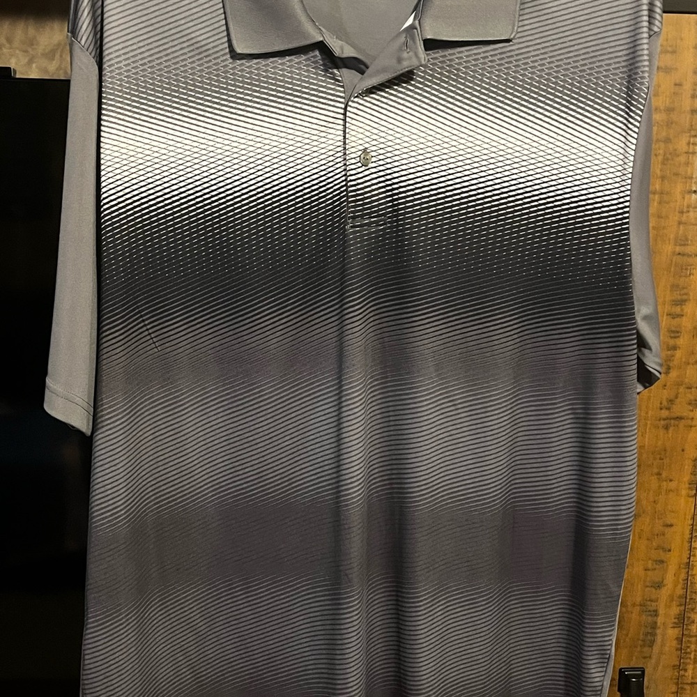 Hogan Men's Gray Gradient Polo